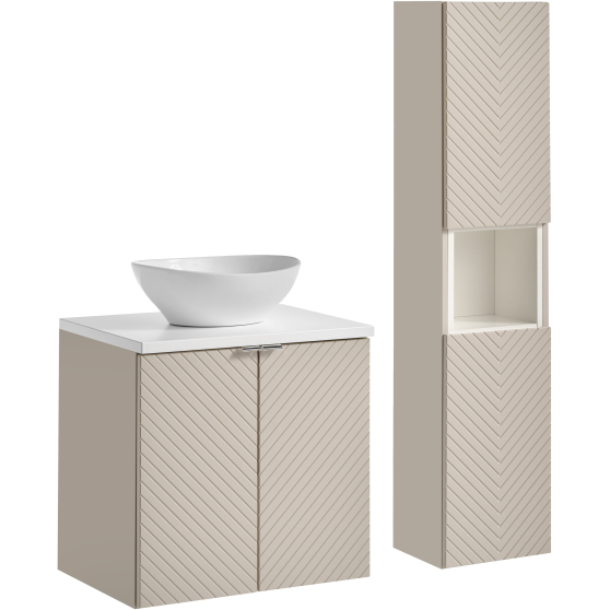 Zestaw mebli do łazienki SET-VIC D 60 cm WH HC VIVA CASHMERE Podstawowe