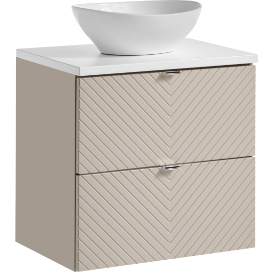 Szafka łazienkowa wisząca z umywalką 60 cm DALIA CASHMERE Podstawowe