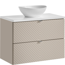 Szafka łazienkowa wisząca z umywalką 80 cm DALIA CASHMERE Podstawowe