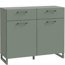 Komoda 2 szuflady 2 drzwi SQBK221-U59 Szałwia SILBA Podstawowe