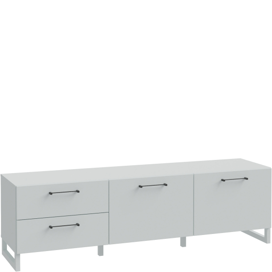 Szafka RTV pod telewizor Lewa SQBT131L-U58 Secret Grey SILBA Podstawowe