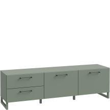 Szafka RTV pod telewizor Lewa SQBT131L-U59 Szałwia SILBA Podstawowe