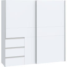 Szafa przesuwna 2-drzwiowa 200 cm W2QS323E71-120 Biały WINN 2 Podstawowe