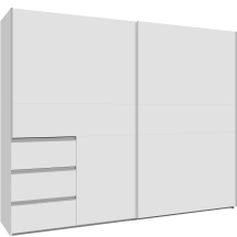 Szafa przesuwna 2-drzwiowa W2QS52331-120 Biały WINN 2 Podstawowe