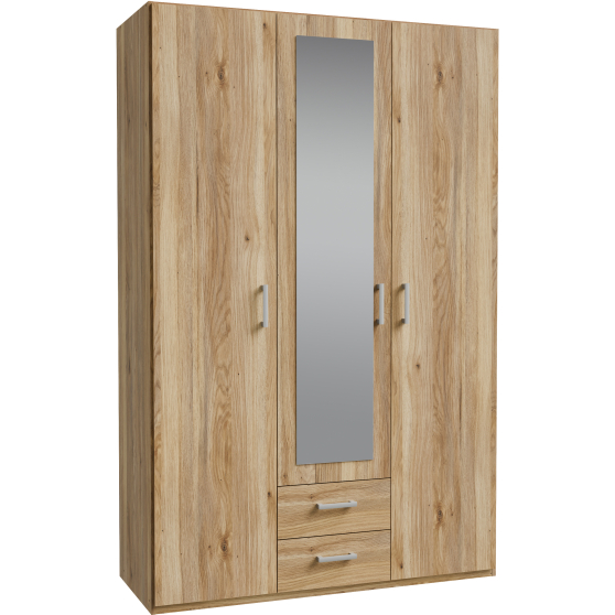 Szafa 3-drzwiowa z lustrem i szufladami ECBS931-D108 ECONOBOX 2 Podstawowe