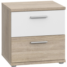 Szafka nocna SKIVE Dąb Sonoma / Biały Uni SKVK011-Q45 Podstawowe