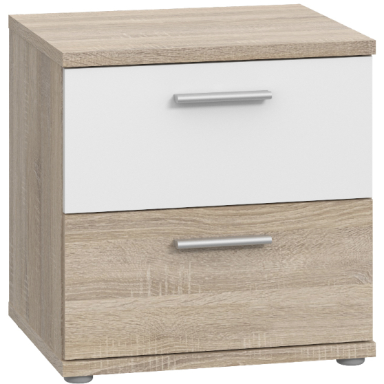 Szafka nocna SKIVE Dąb Sonoma / Biały Uni SKVK011-Q45 Podstawowe