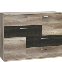 Komoda 4 szuflady 2 szafki SKIVE Dąb Antyczny / Touchwood SKVK46-P74 Podstawowe