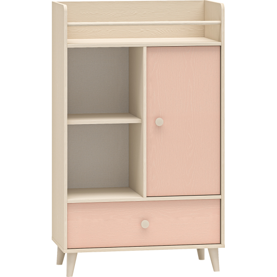 Komoda z szufladą i regałem MEVEL Podstawowe (1)