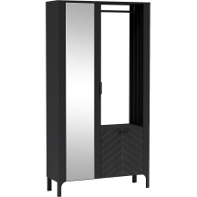 Garderoba MM-11 do przedpokoju Czarna MALUMI CZARNY Podstawowe