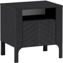 Szafka nocna MM-10 Czarna MALUMI CZARNY Podstawowe