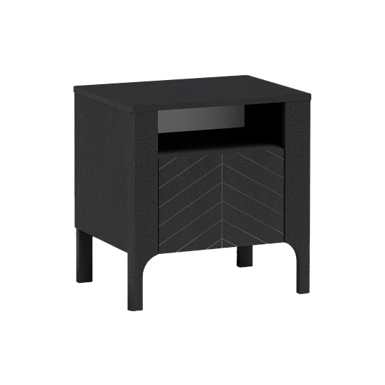 Szafka nocna MM-10 Czarna MALUMI CZARNY Podstawowe