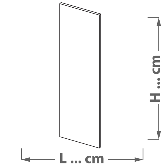 Panel boczny zakończeniowy dolny wysoki Podstawowe