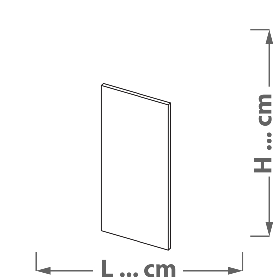 Panel boczny zakończeniowy dolny Podstawowe