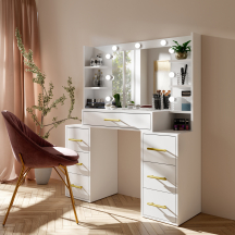 Toaletka BROADWAY z lustrem i oświetleniem Aranżacja (3)