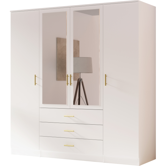 Nowoczesna czterodrzwiowa SZAFA 4D Podstawowe (1)