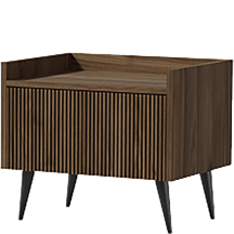 Szafka nocna orzech frezowany front ADEMO Podstawowe