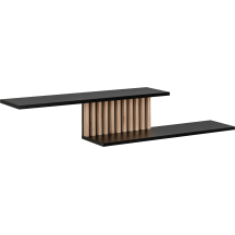 Półka Hickory Jackson / Czarny CAMERON Podstawowe