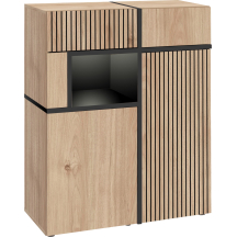 Kredens z oświetleniem Hickory Jackson / Czarny CROSS HICKORY JACKSON Podstawowe