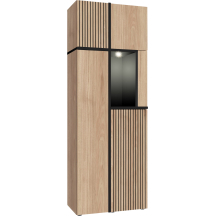 Witryna z oświetleniem Hickory Jackson / Czarny CROSS HICKORY JACKSON Podstawowe