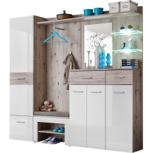 Zestaw mebli do przedpokoju z poduszką GV4+P GUSTAVO Podstawowe