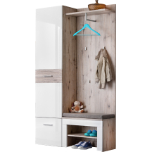 Zestaw mebli do przedpokoju z poduszką GV5+P GUSTAVO Podstawowe