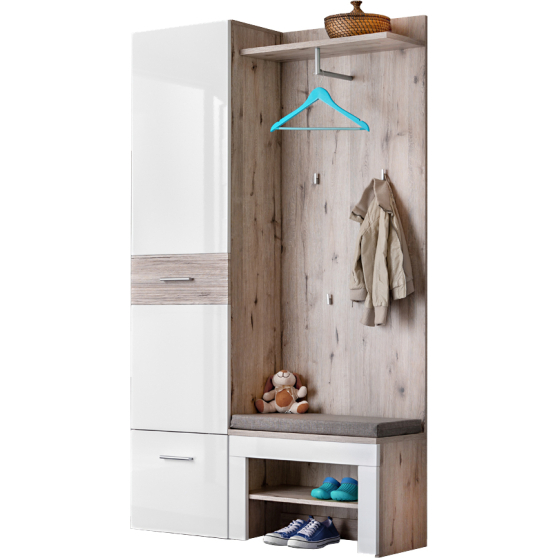 Zestaw mebli do przedpokoju z poduszką GV5+P GUSTAVO Podstawowe