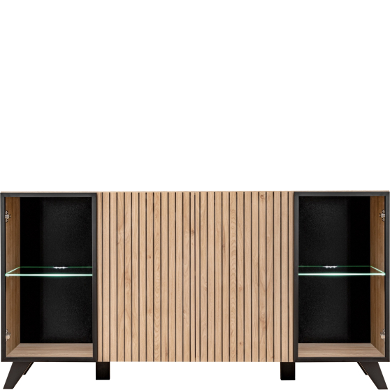 Komoda z witryną SB LIAM Podstawowe