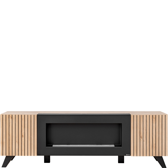 Szafka RTV z biokominkiem LIAM Podstawowe