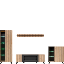 Zestaw mebli do salonu z biokominkiem LIAM LIAM Podstawowe