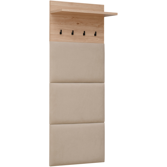 Panel tapicerowany z wieszakami TYP H PEDRO Podstawowe