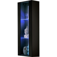 Witryna wisząca FY 21 z oświetleniem Czarny / Czarny Połysk FLY CZARNY / CZARNY POŁYSK Podstawowe