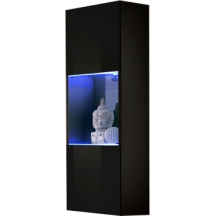 Witryna wisząca FY 22 z oświetleniem Czarny / Czarny Połysk FLY CZARNY / CZARNY POŁYSK Podstawowe