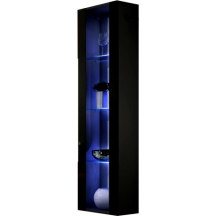 Witryna wisząca FY 41 z oświetleniem Czarny / Czarny Połysk FLY CZARNY / CZARNY POŁYSK Podstawowe