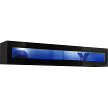 Witryna wisząca pozioma FY 51 z oświetleniem Czarny / Czarny Połysk FLY CZARNY / CZARNY POŁYSK Podstawowe