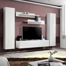 Meblościanka A1 Biały / Biały Połysk FLY BIAŁY / BIAŁY POŁYSK Podstawowe