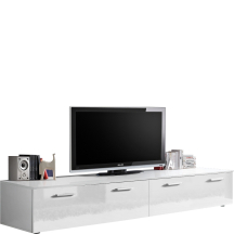 Szafka RTV DUO Biały Mat / Biały Połysk Podstawowe