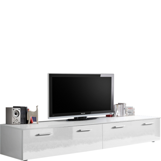 Szafka RTV DUO Biały Mat / Biały Połysk Podstawowe