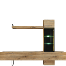 Meblościanka RISE Dąb Flagstaff Podstawowe