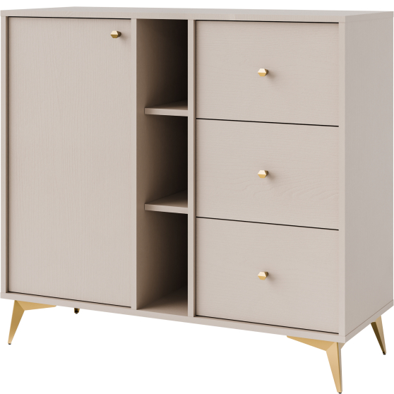 Komoda 824 1F 3SO Beż Piaskowy TOKYO 1 Podstawowe