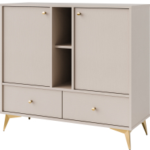 Komoda 825 2F 2SO Beż Piaskowy TOKYO 1 Podstawowe