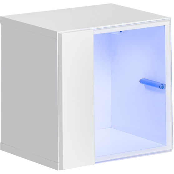 Witryna wisząca WW 5 z oświetleniem Biały / Biały Połysk SWITCH BIAŁY Podstawowe