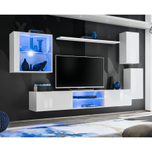 Meblościanka SWITCH SW 23 Biały / Biały Połysk SWITCH BIAŁY Podstawowe