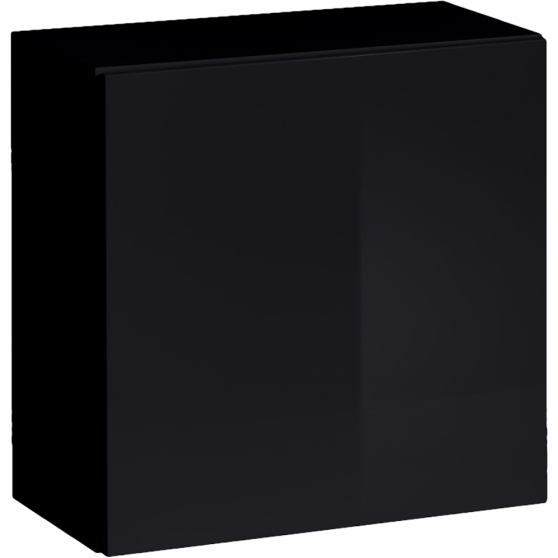 Szafka wisząca SW 3 Czarny / Czarny Połysk SWITCH CZARNY Podstawowe