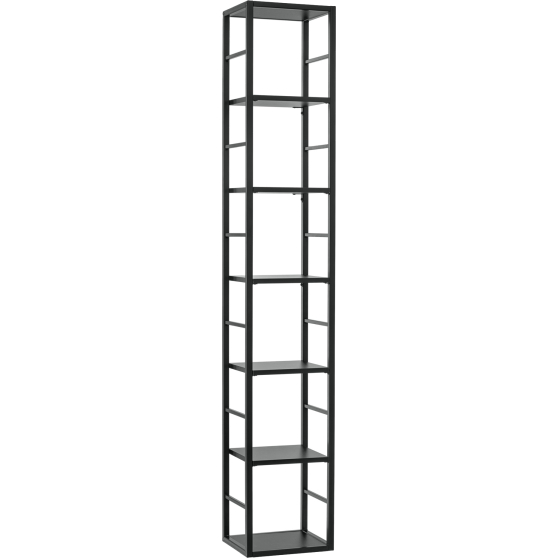 Regał metalowy RM 1 Czarny Podstawowe