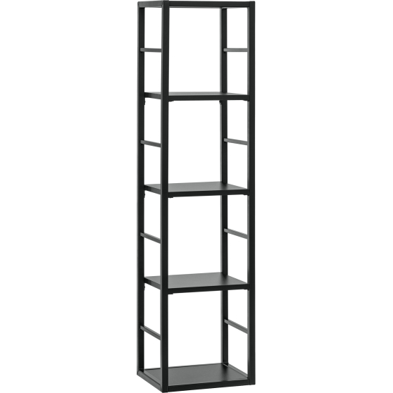 Regał metalowy RM 2 Czarny Podstawowe