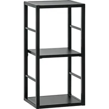 Regał metalowy RM 4 Czarny Podstawowe