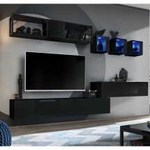 Meblościanka SWITCH SW M3 Czarny SWITCH METAL Podstawowe