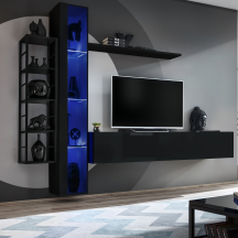 Meblościanka SWITCH SW M7 Czarny SWITCH METAL Podstawowe