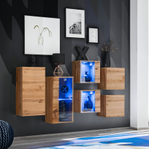 Zestaw szafek wiszących z oświetleniem SB4 Wotan SWITCH WOTAN Podstawowe